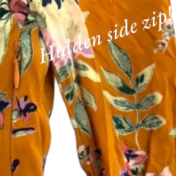 Urban Outfitters Ecote Rosalinda Multifloral Minidress Fit & Flare Side Zip Sz 6 - Picture 3 of 14